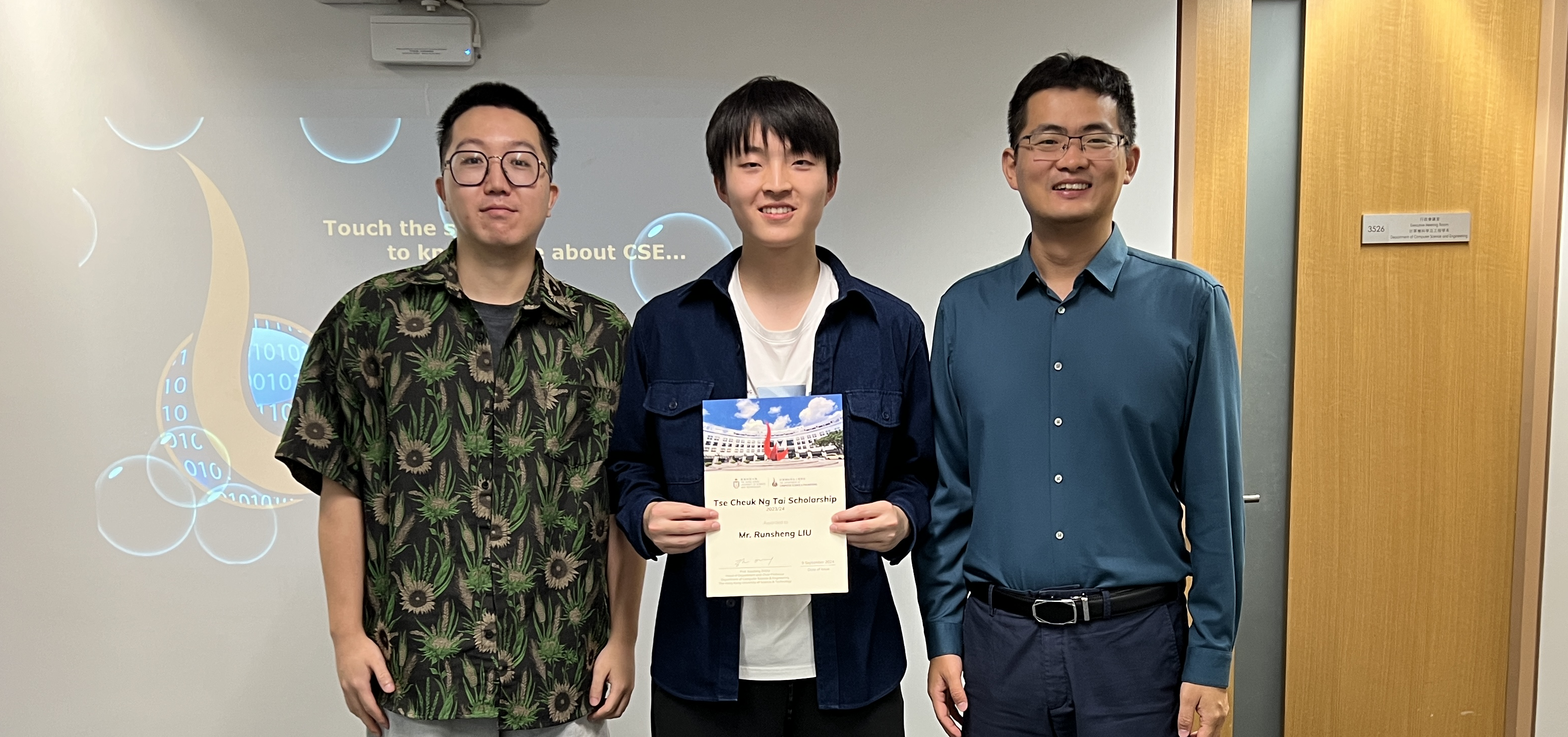 [Academic Achievement] UG Students at SmartX Lab Won Tse Cheuk Ng Tai Scholarship 2024
